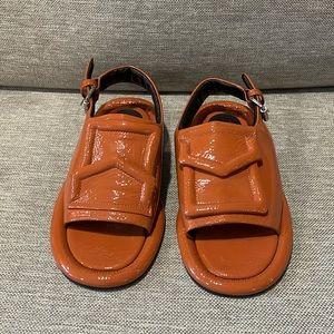 Tibi Slingback Beryen — Brown — Size 38 — like new!